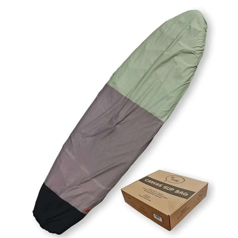 Ho Stevie! Canvas SUP Bag Canvas Cover 12' Black Gray Green Paddleboard Outdoor